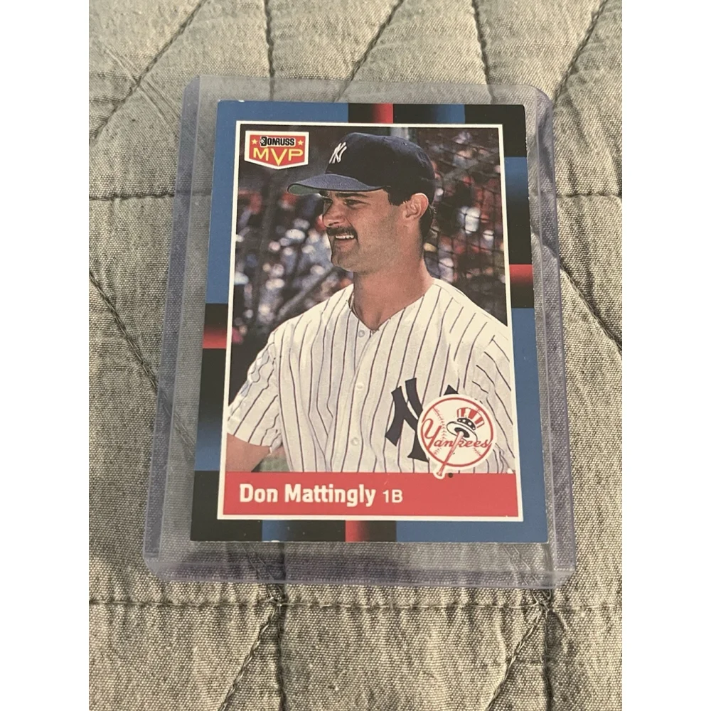 1987 Donruss MVP Don Mattingly New York Yankees Baseball Card